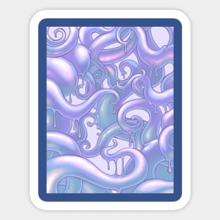 Ooeygooey - blue Sticker